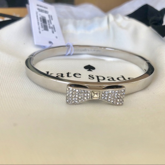 Kate Spade Silver Ready Set Bow Bracelet - Picture 4 of 5
